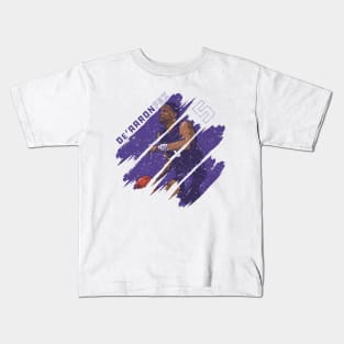 De'Aaron Fox Sacramento Stripes Kids T-Shirt